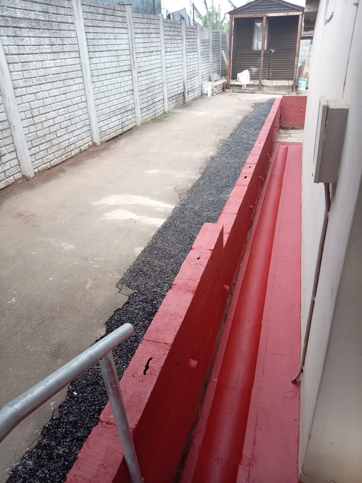 Africa Works finished precast boundary wall in Pietermaritzburg